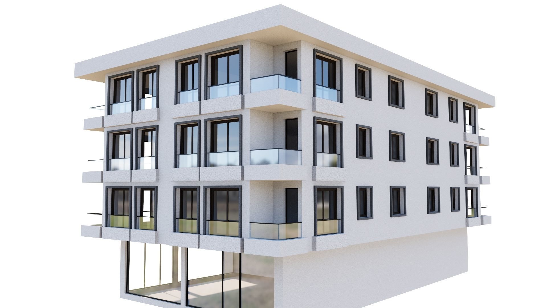 HOUSE 101 Low-poly 3D model_24