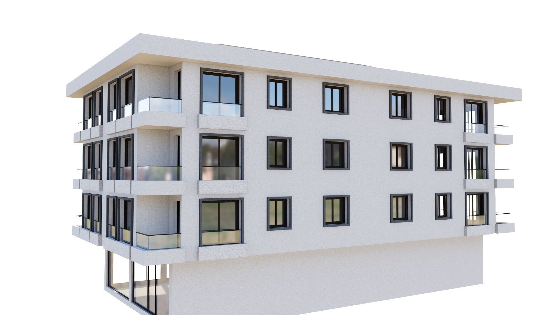 HOUSE 101 Low-poly 3D model_30