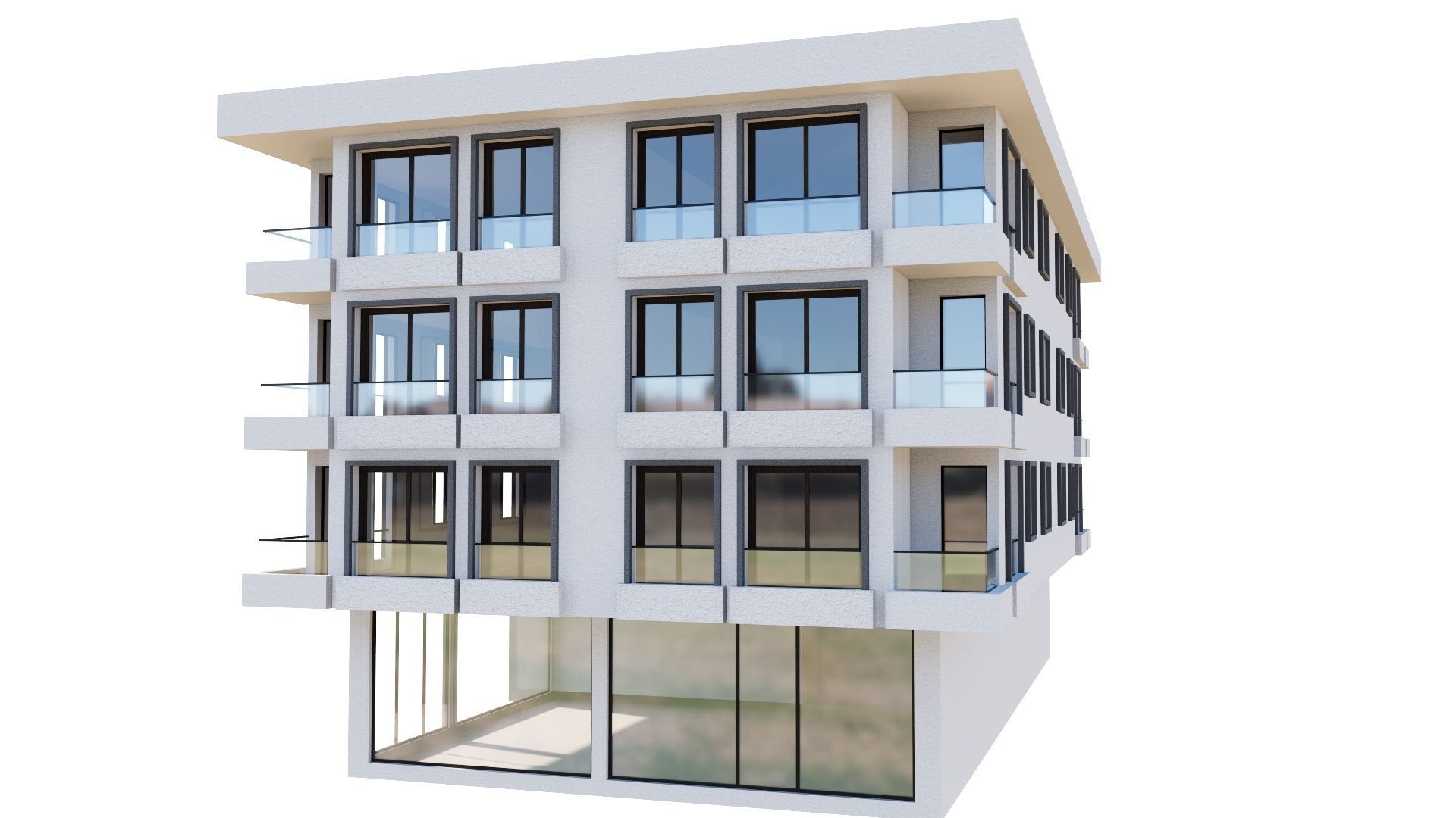 HOUSE 101 Low-poly 3D model_19