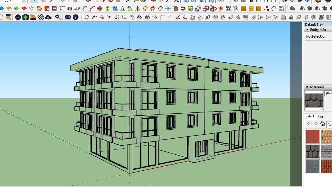 HOUSE 101 Low-poly 3D model_3
