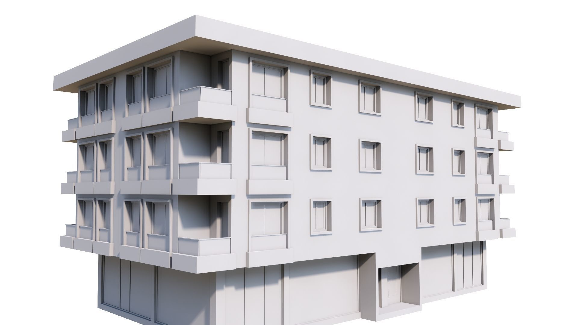 HOUSE 101 Low-poly 3D model_49