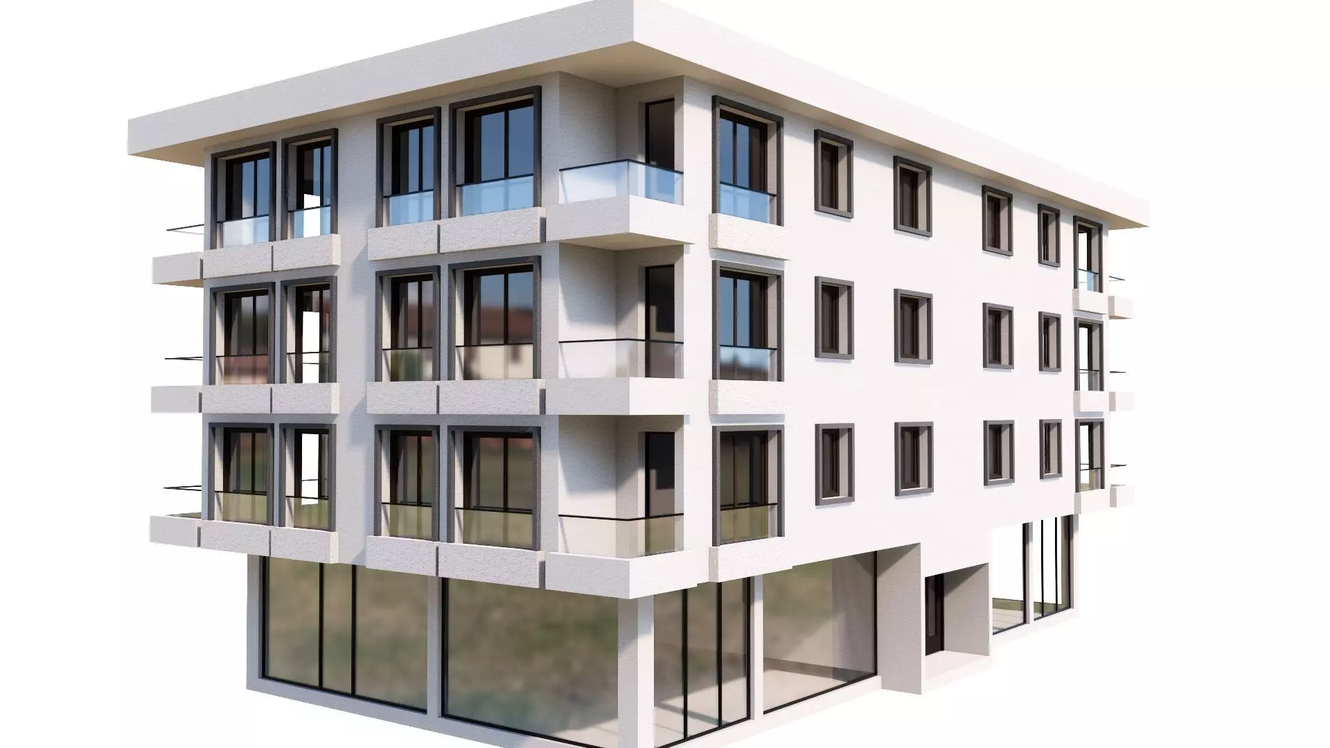 HOUSE 101 Low-poly 3D model_0