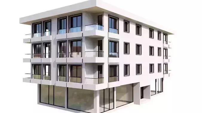 HOUSE 101 Low-poly 3D model