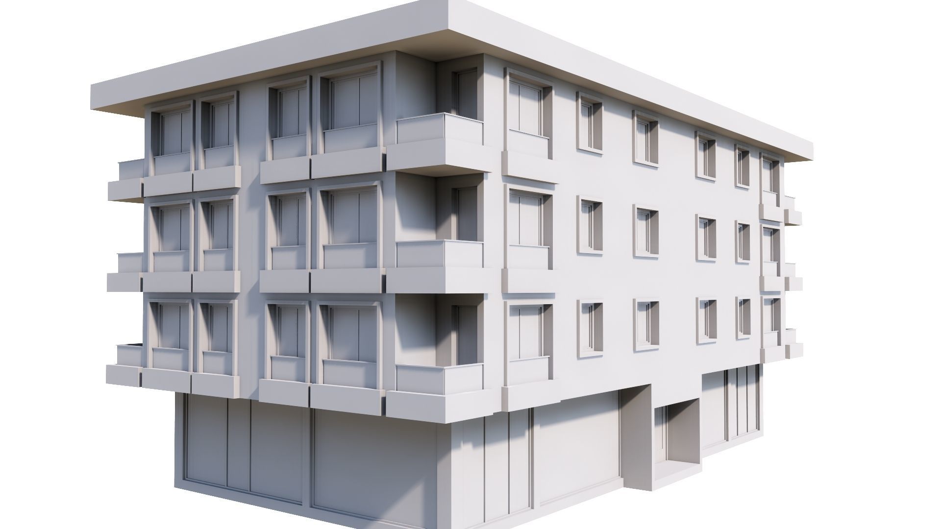 HOUSE 101 Low-poly 3D model_45