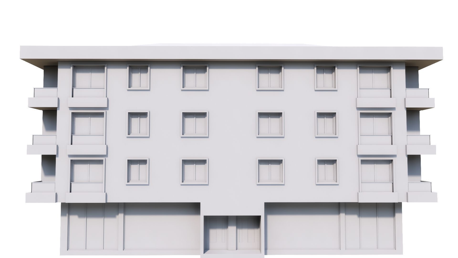 HOUSE 101 Low-poly 3D model_60