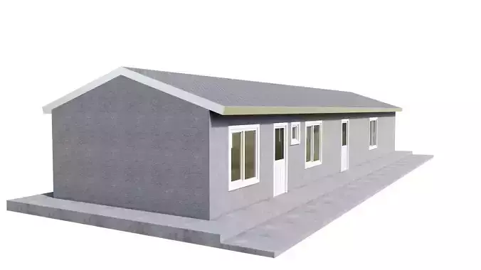 HOUSE 103 Low-poly 3D model
