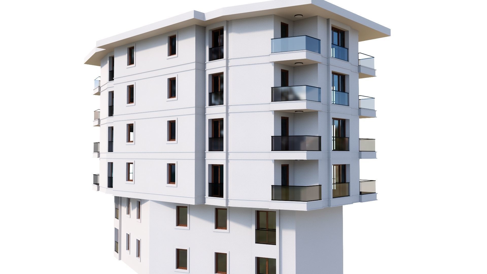 HOUSE 104 Low-poly 3D model_9