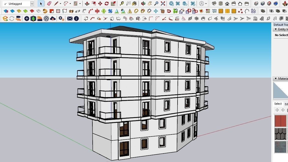 HOUSE 104 Low-poly 3D model_1