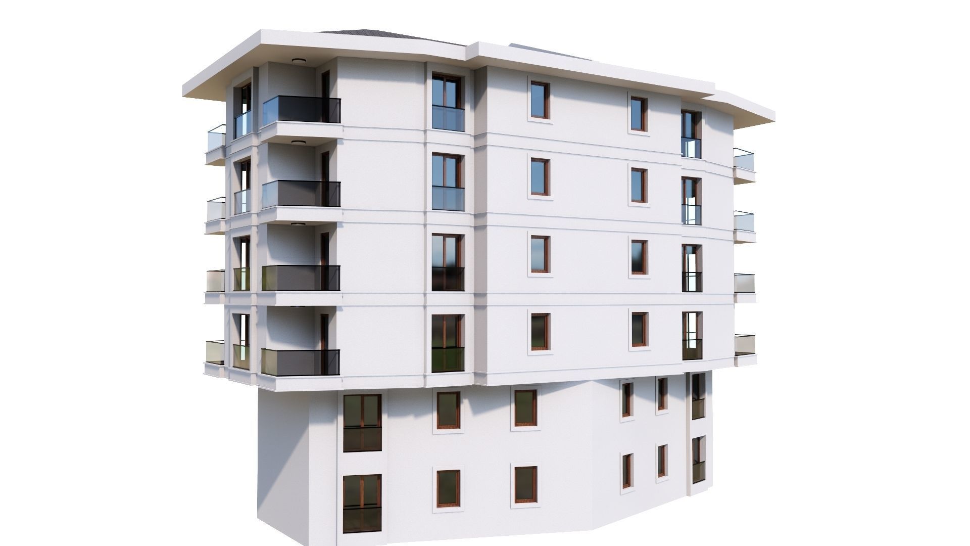 HOUSE 104 Low-poly 3D model_29