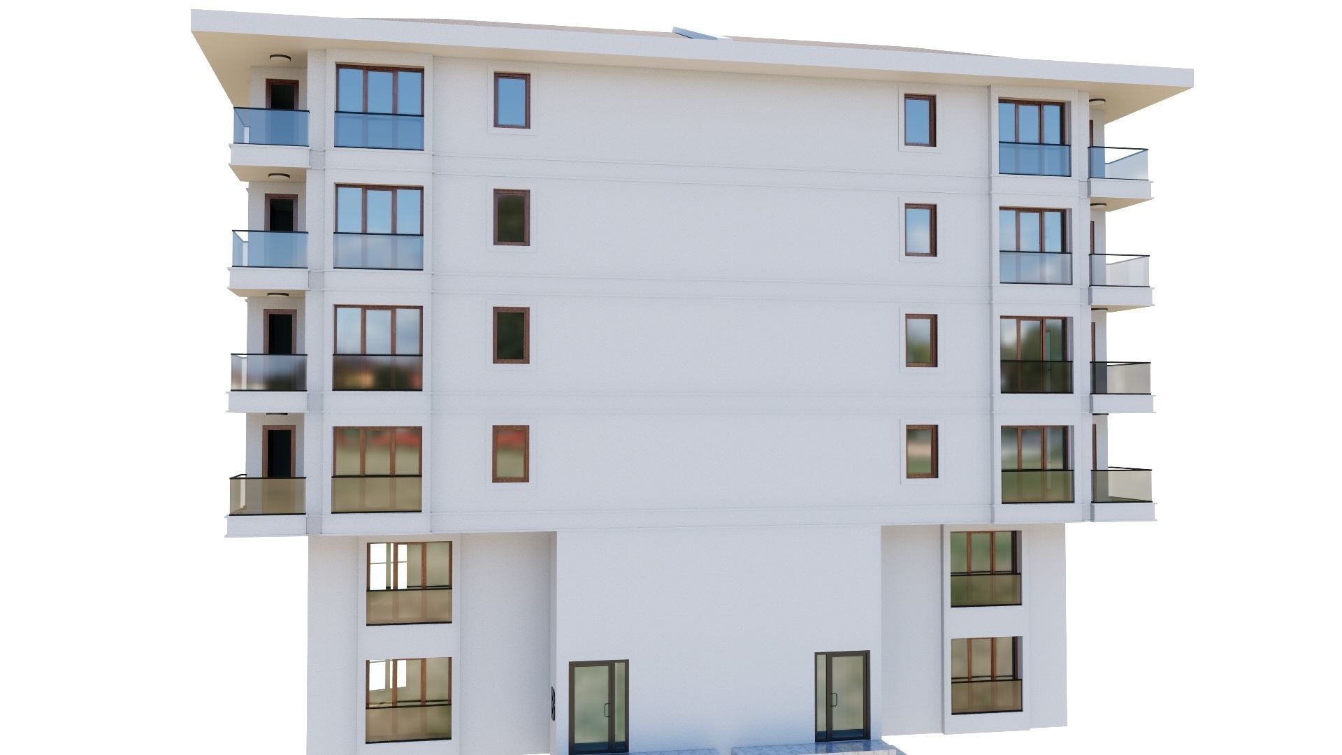 HOUSE 104 Low-poly 3D model_21