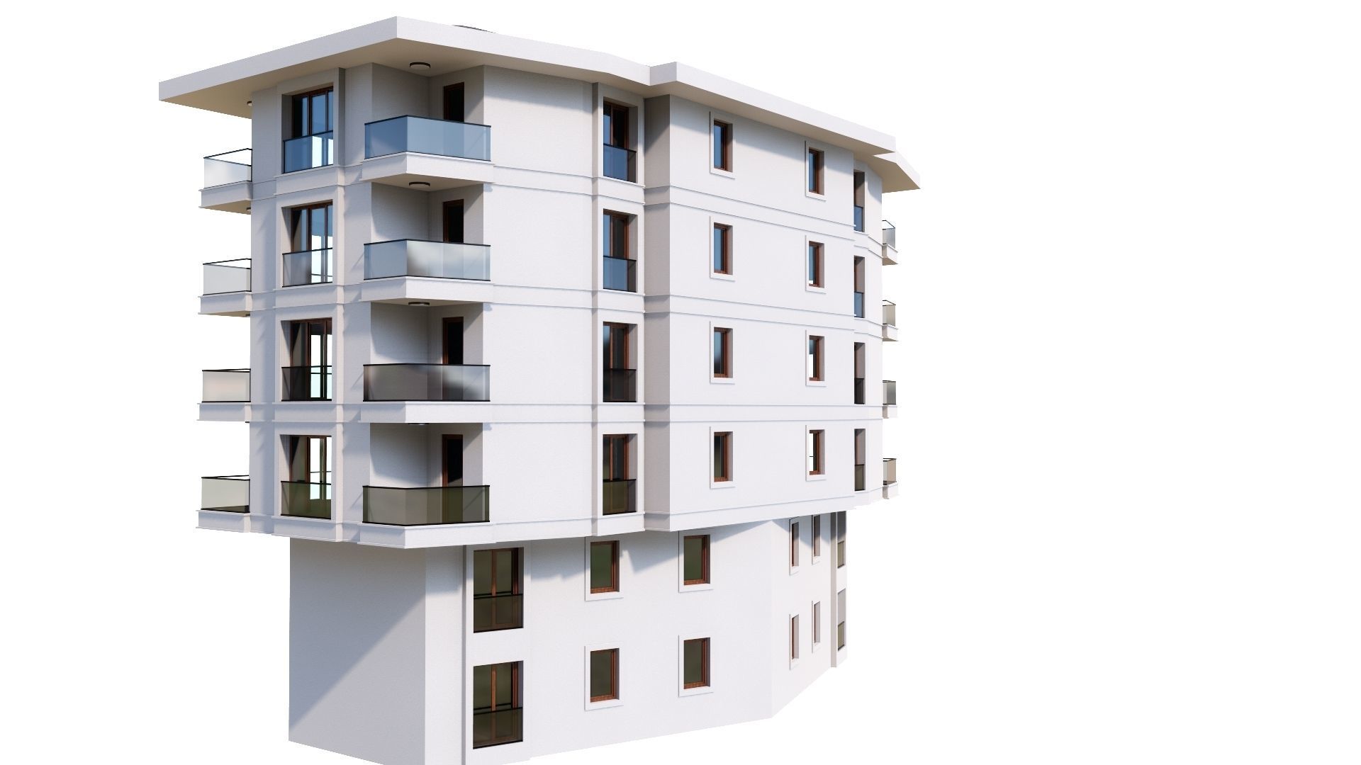 HOUSE 104 Low-poly 3D model_6