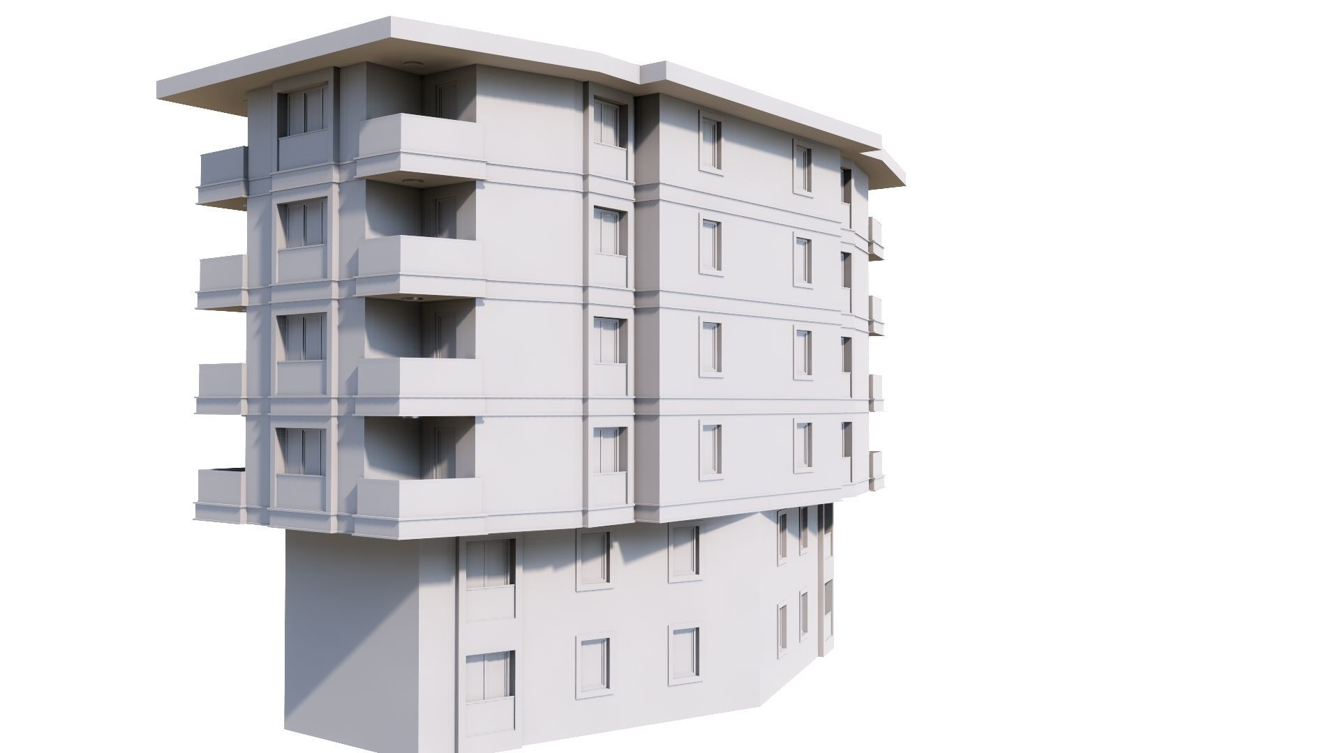 HOUSE 104 Low-poly 3D model_44