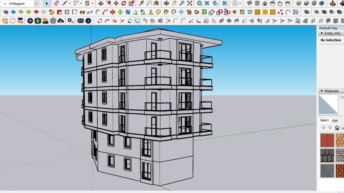 HOUSE 104 Low-poly 3D model_5