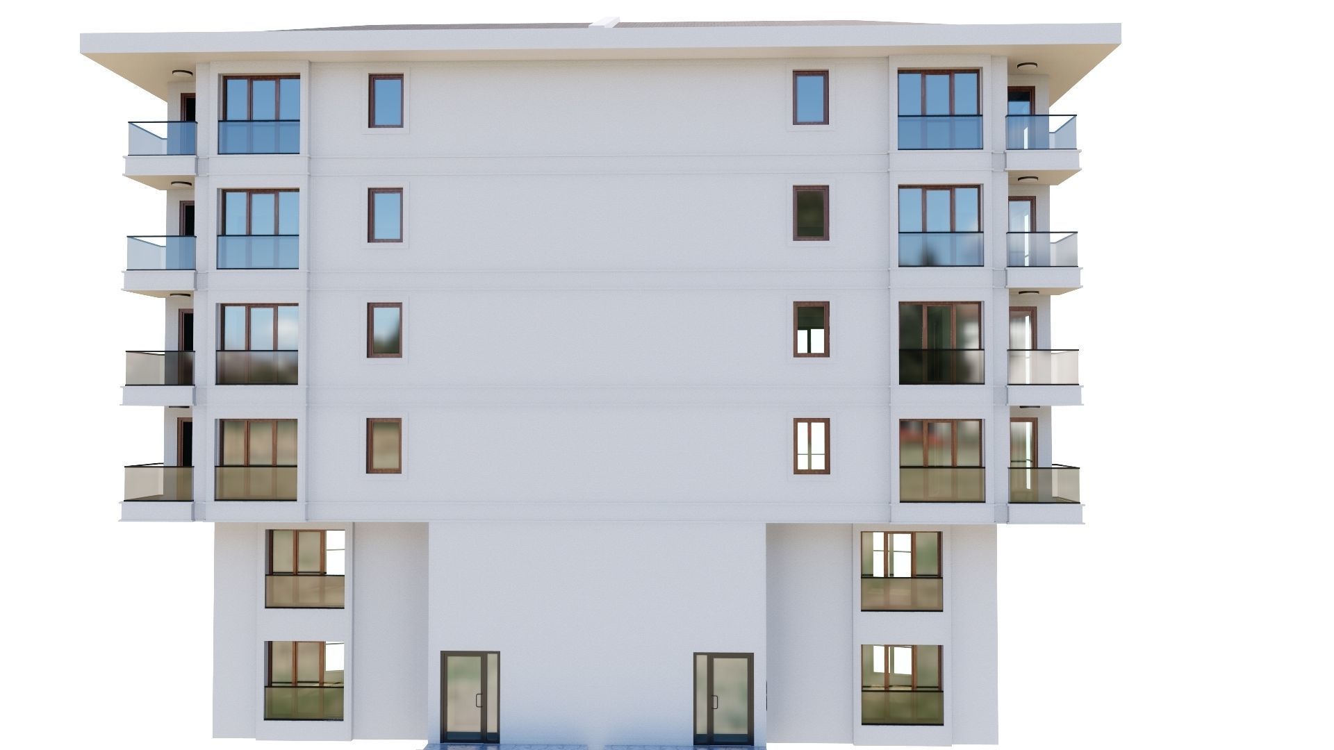 HOUSE 104 Low-poly 3D model_28