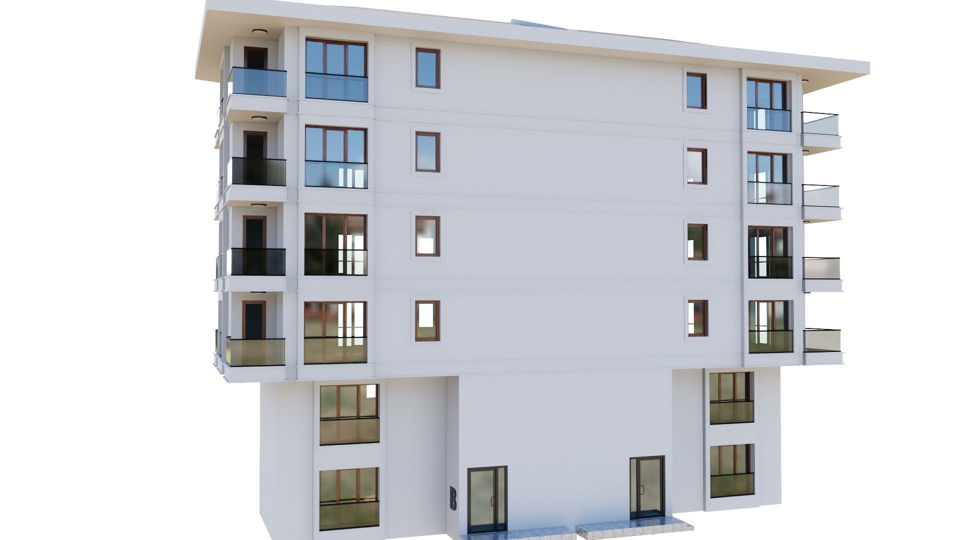 HOUSE 104 Low-poly 3D model_19