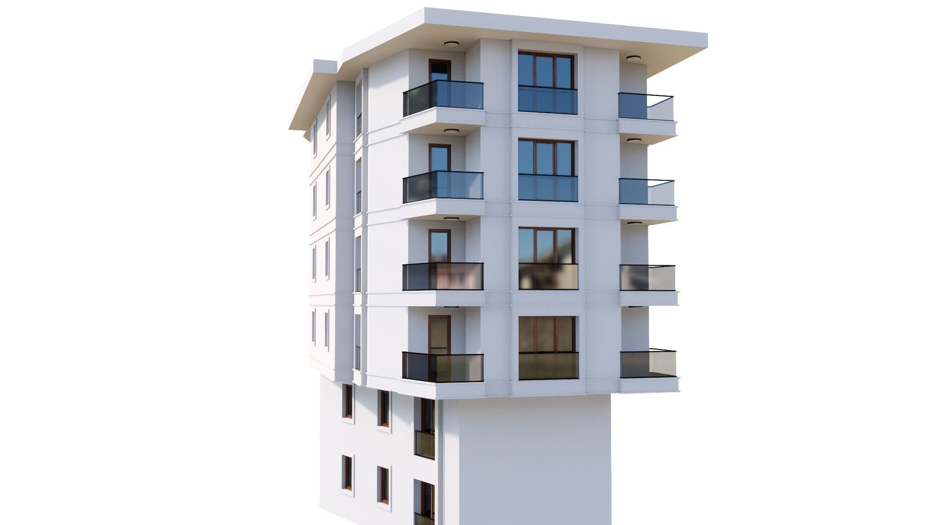 HOUSE 104 Low-poly 3D model_12