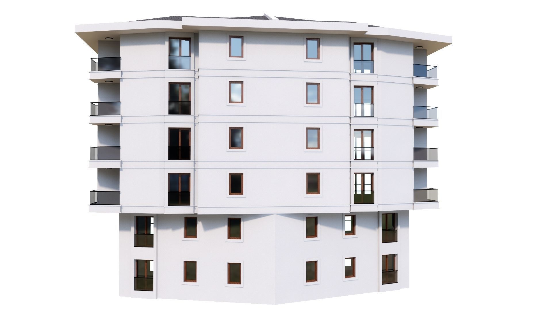 HOUSE 104 Low-poly 3D model_35