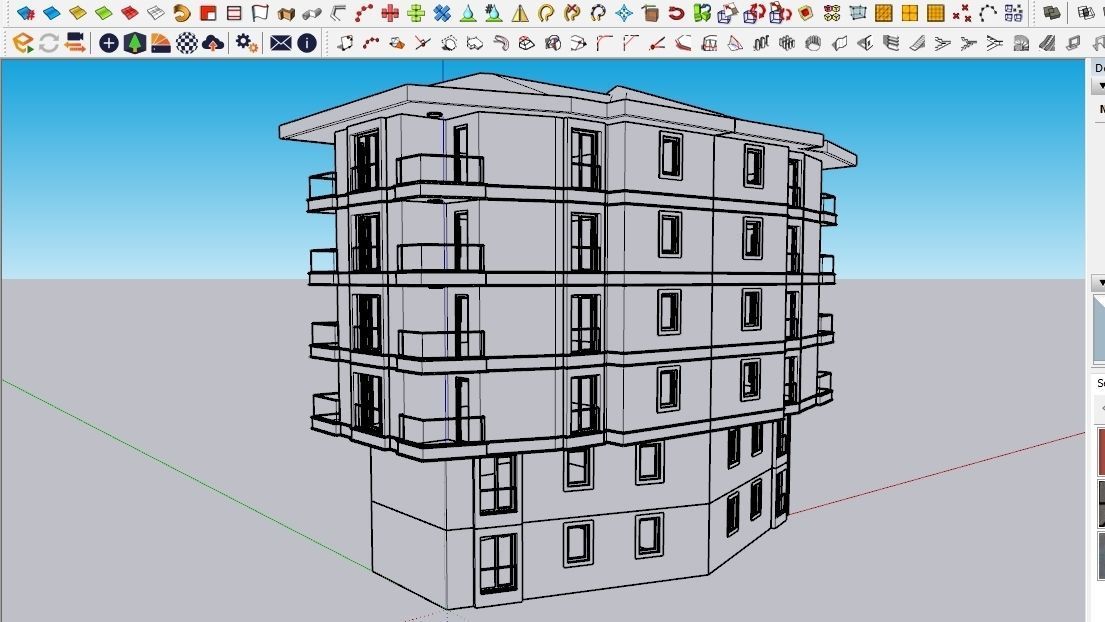 HOUSE 104 Low-poly 3D model_2