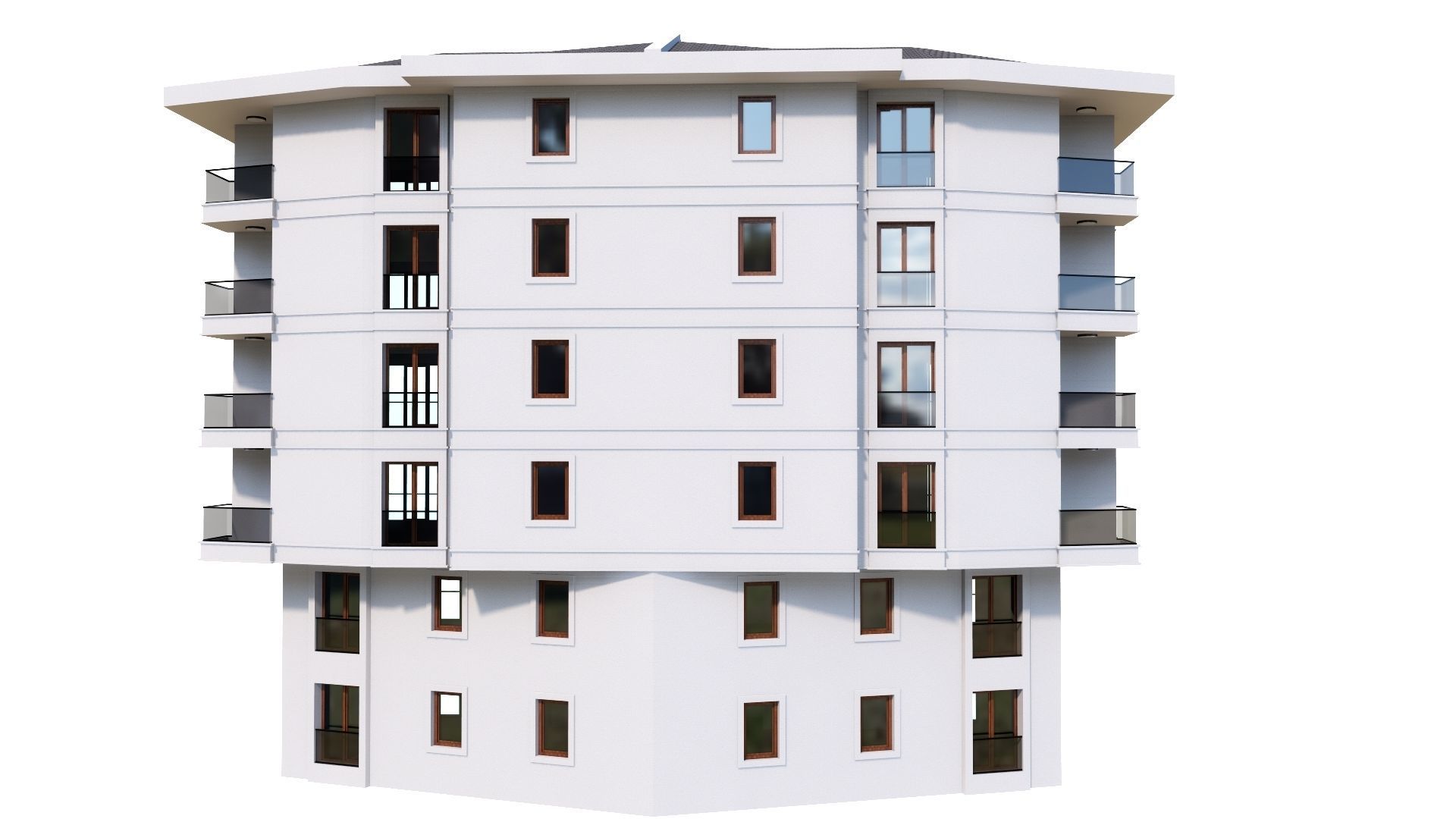 HOUSE 104 Low-poly 3D model_37