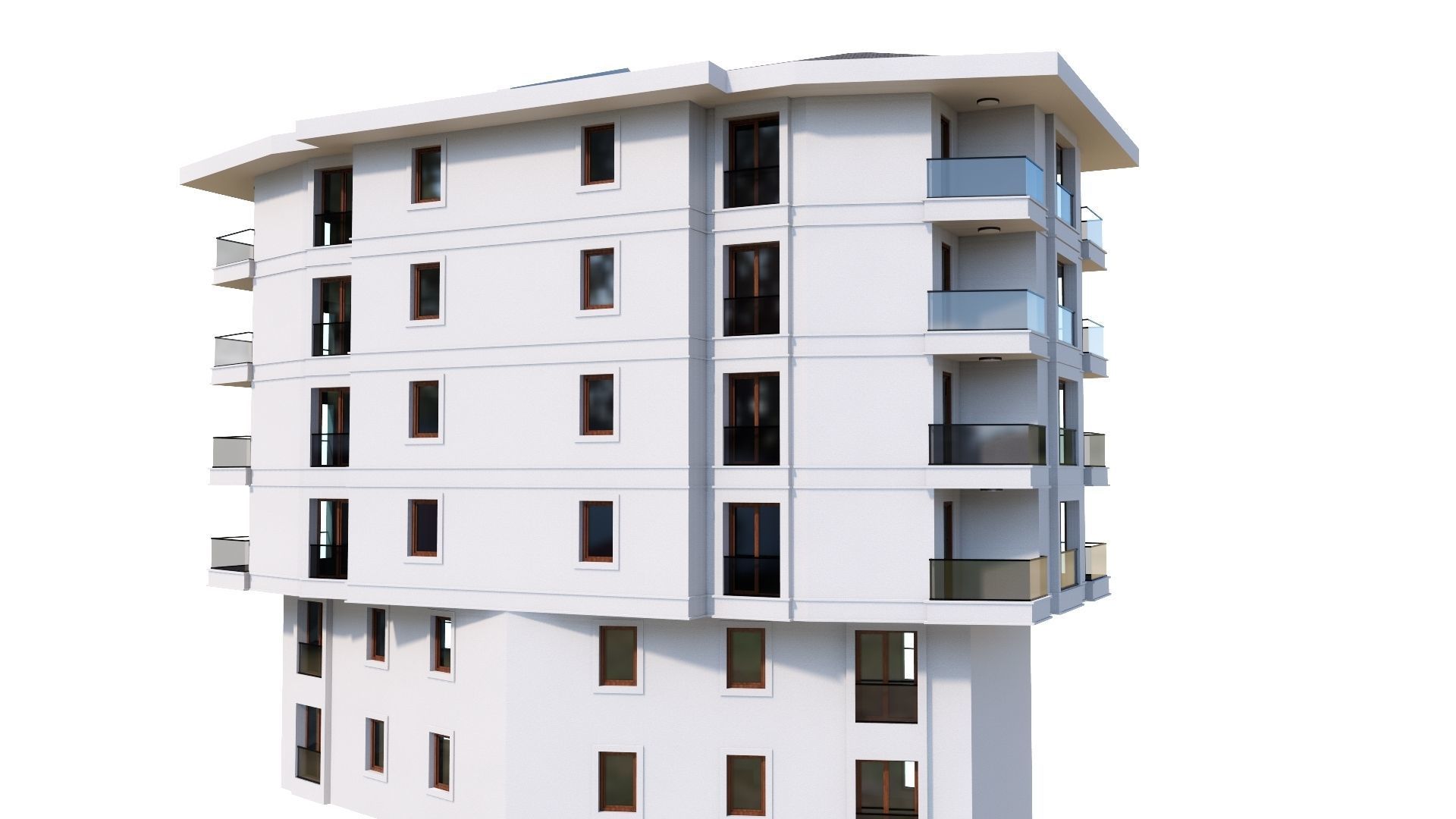 HOUSE 104 Low-poly 3D model_7