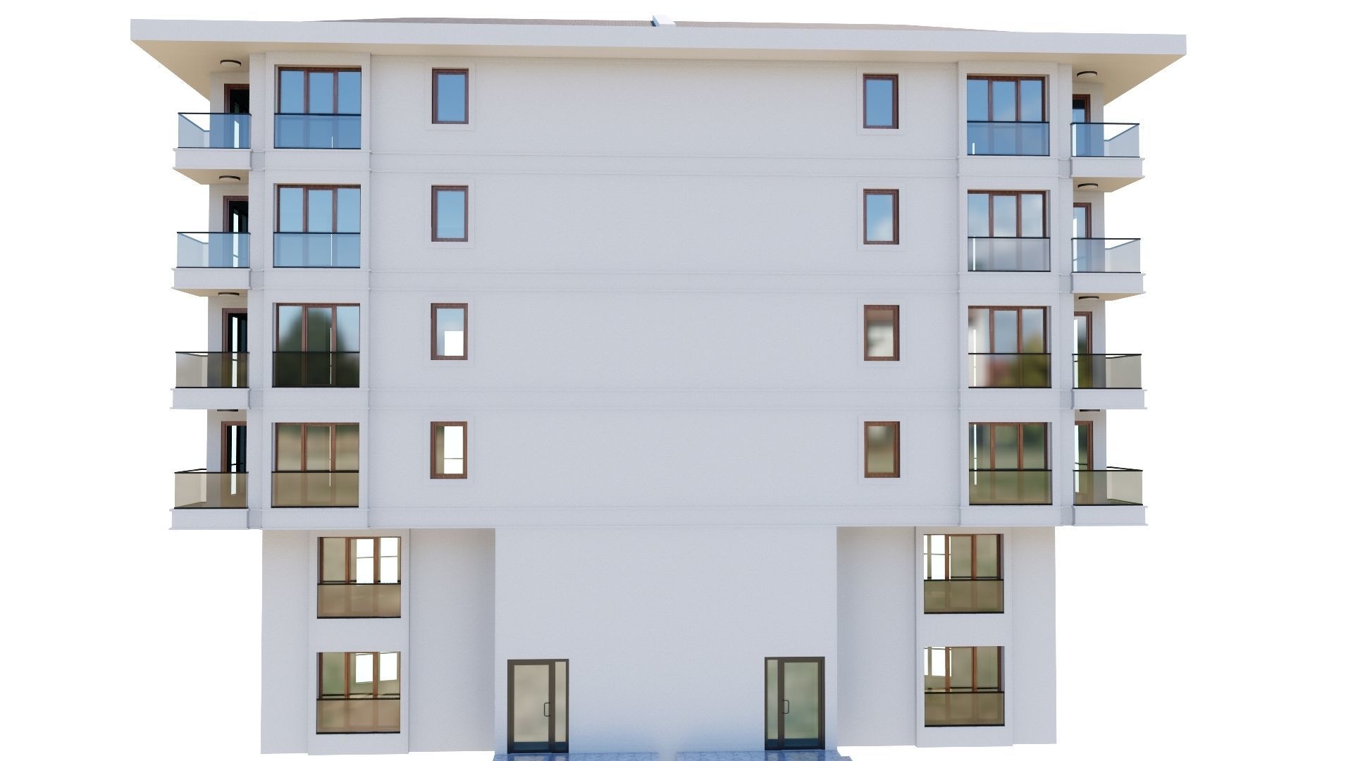 HOUSE 104 Low-poly 3D model_23