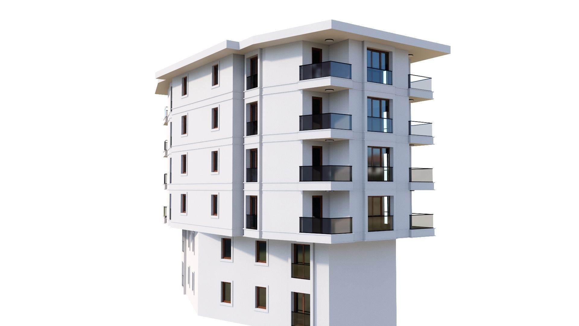 HOUSE 104 Low-poly 3D model_4