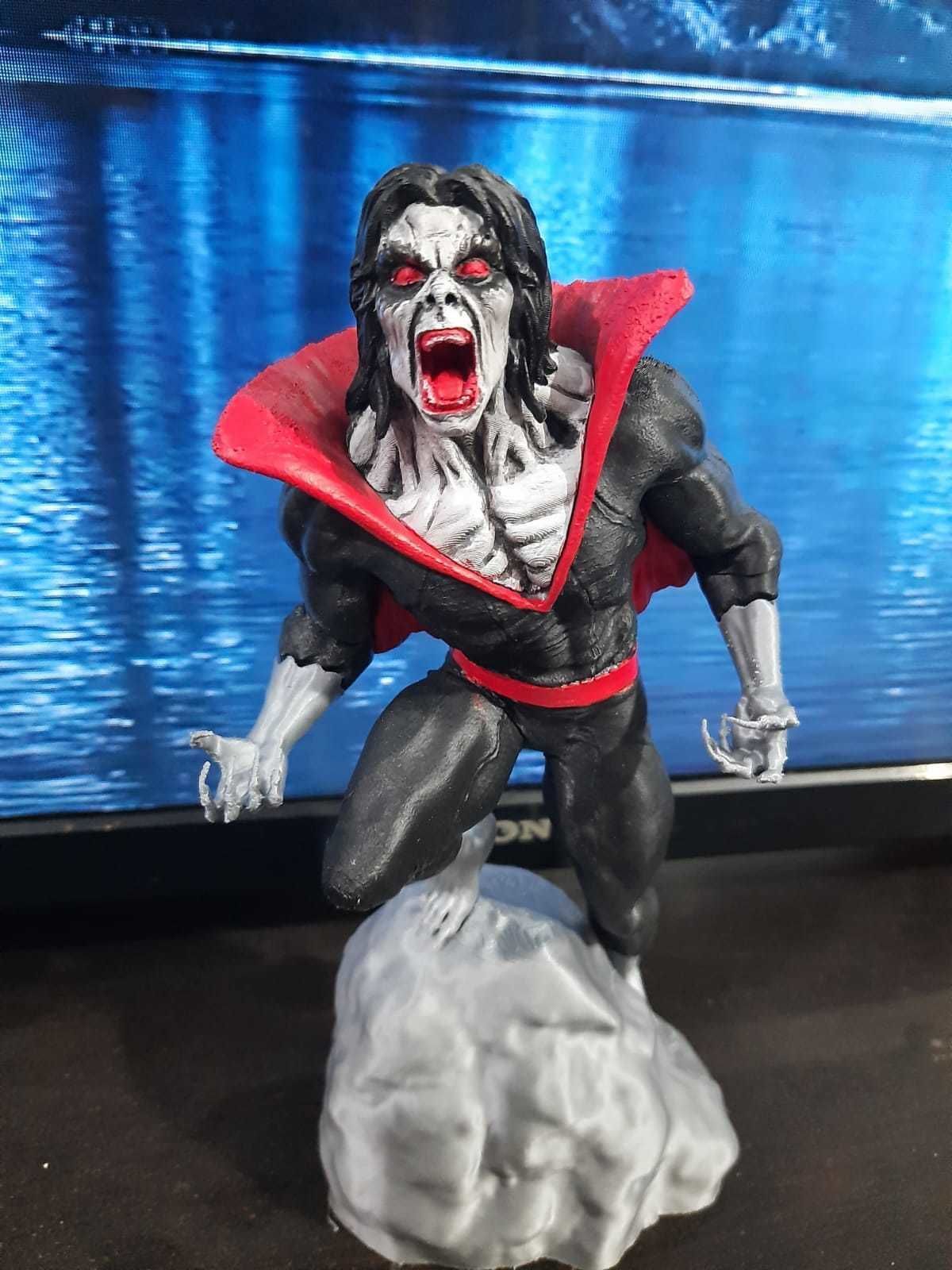 Morbius statue 3D print model_5