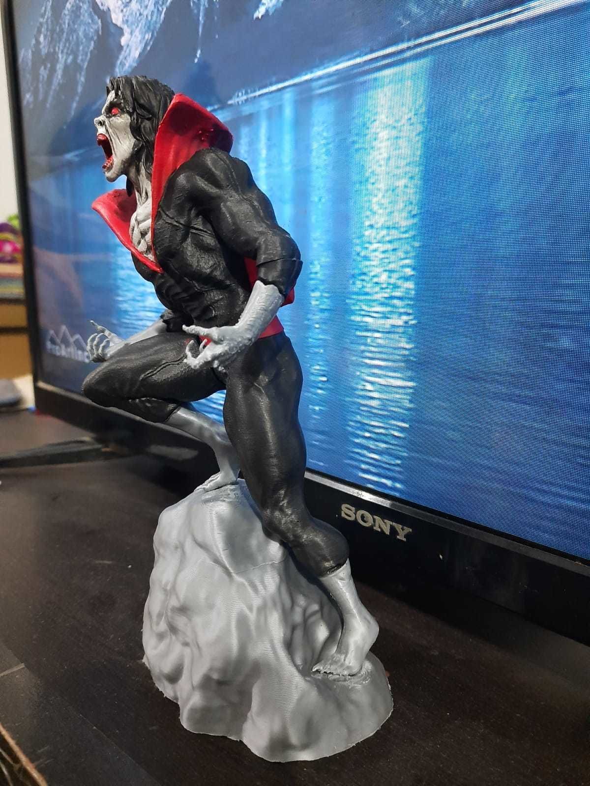 Morbius statue 3D print model_6