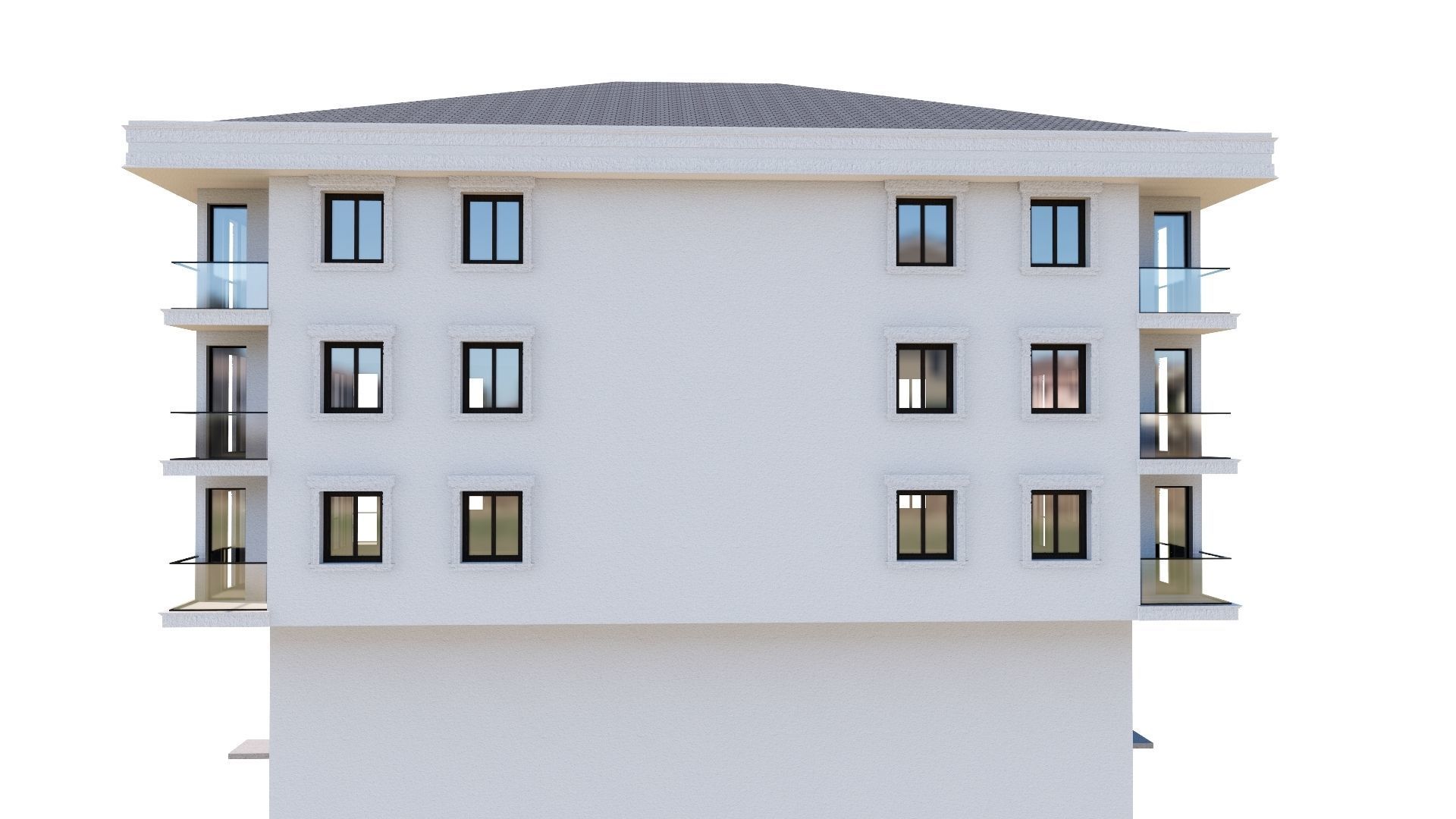 HOUSE 106 Low-poly 3D model_17