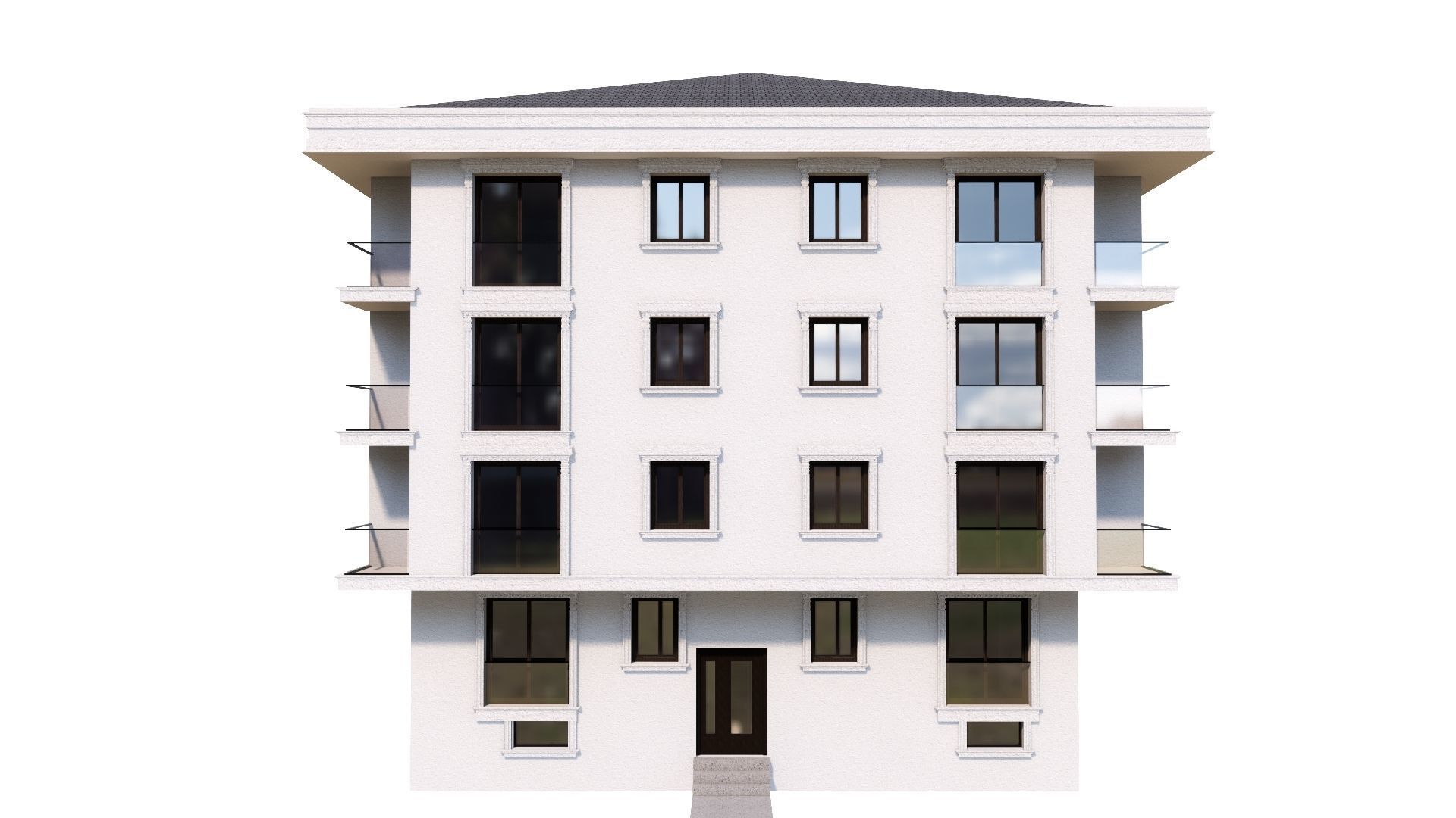 HOUSE 106 Low-poly 3D model_37