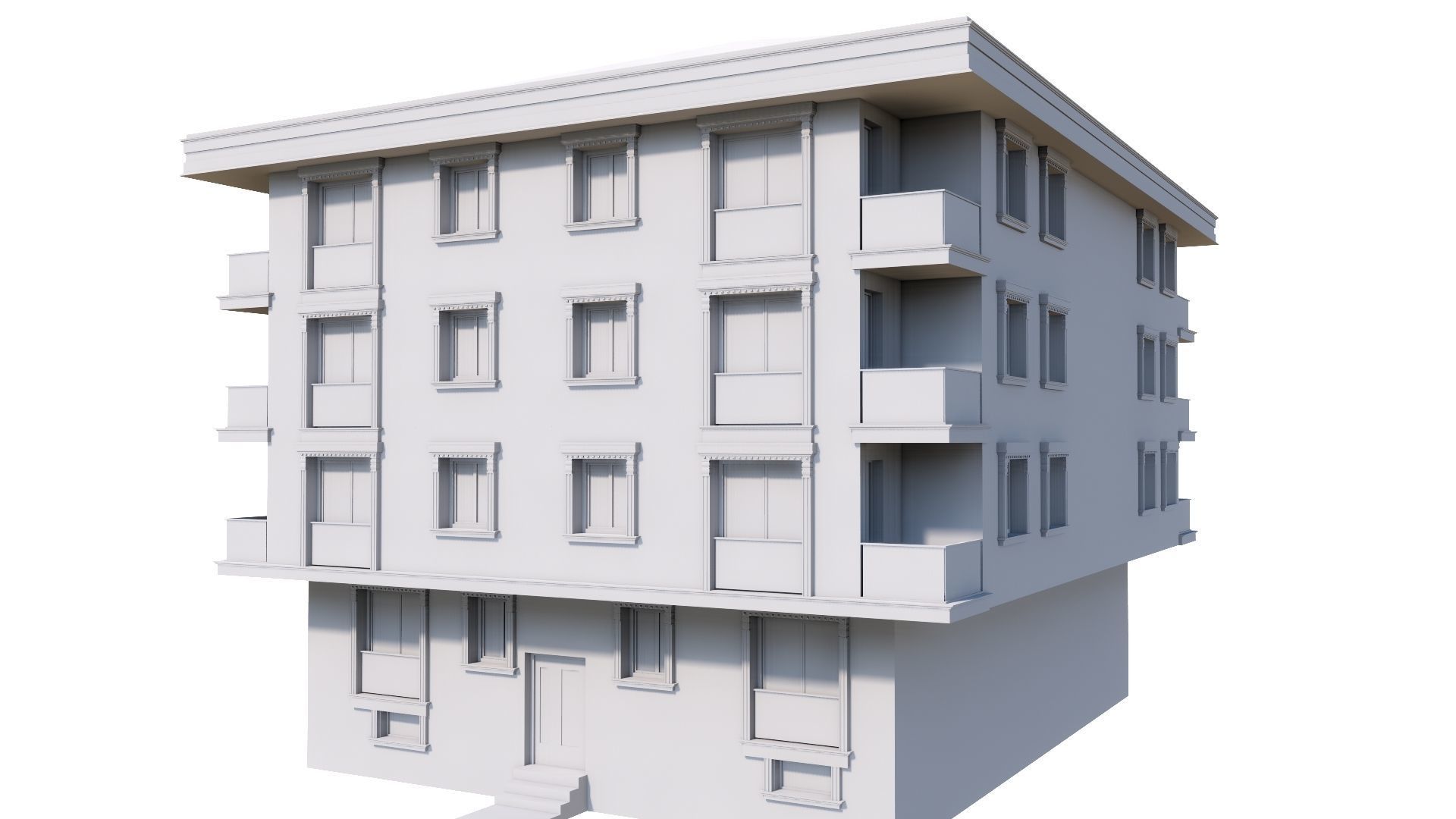 HOUSE 106 Low-poly 3D model_61