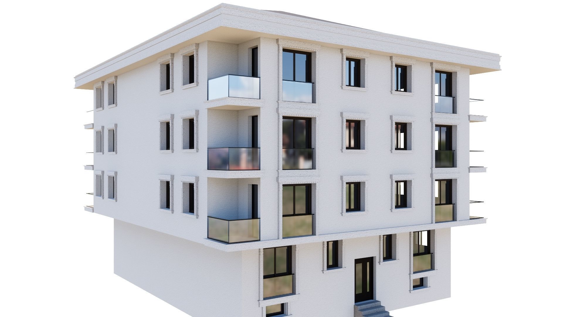 HOUSE 106 Low-poly 3D model_30