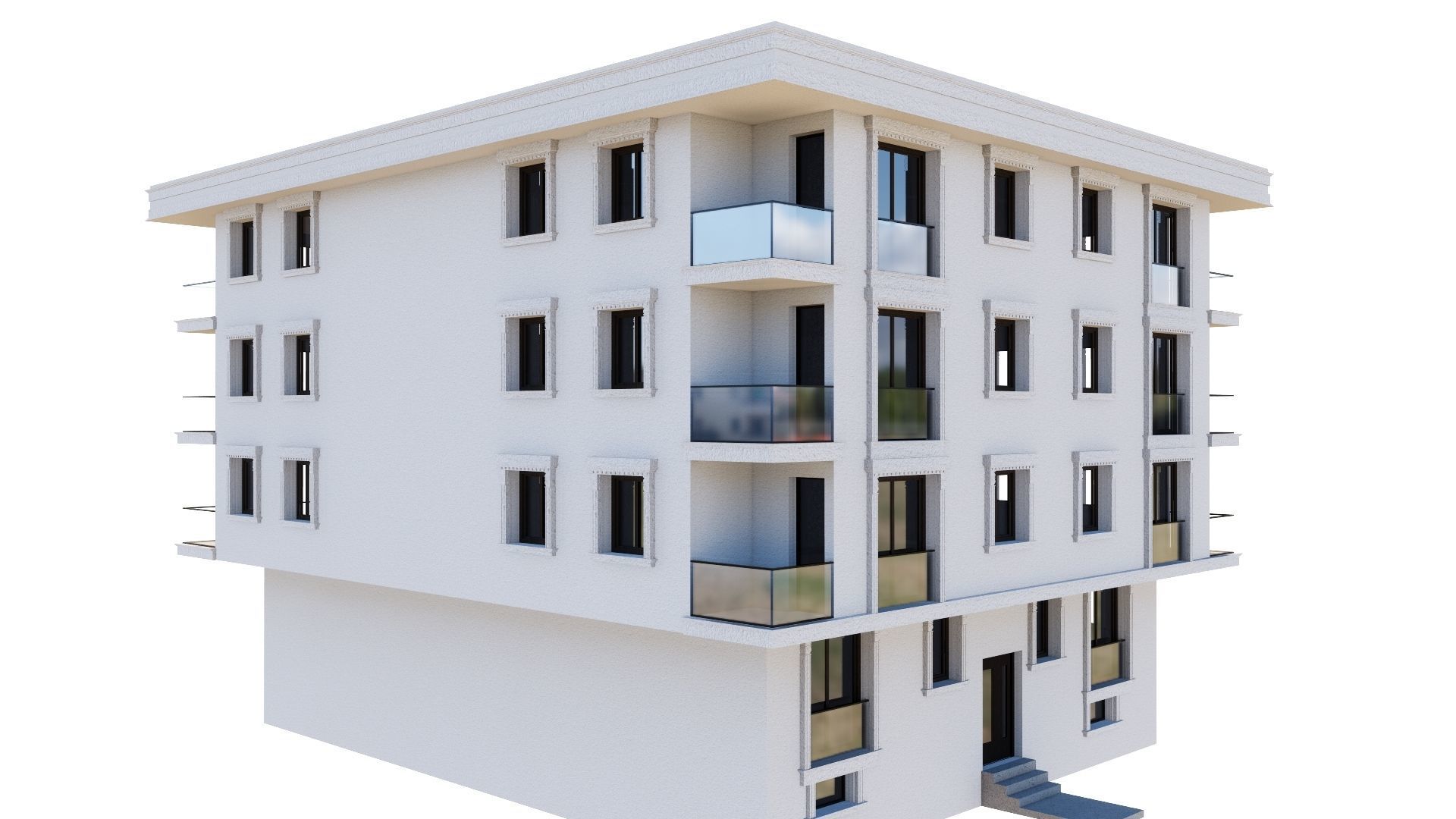 HOUSE 106 Low-poly 3D model_28