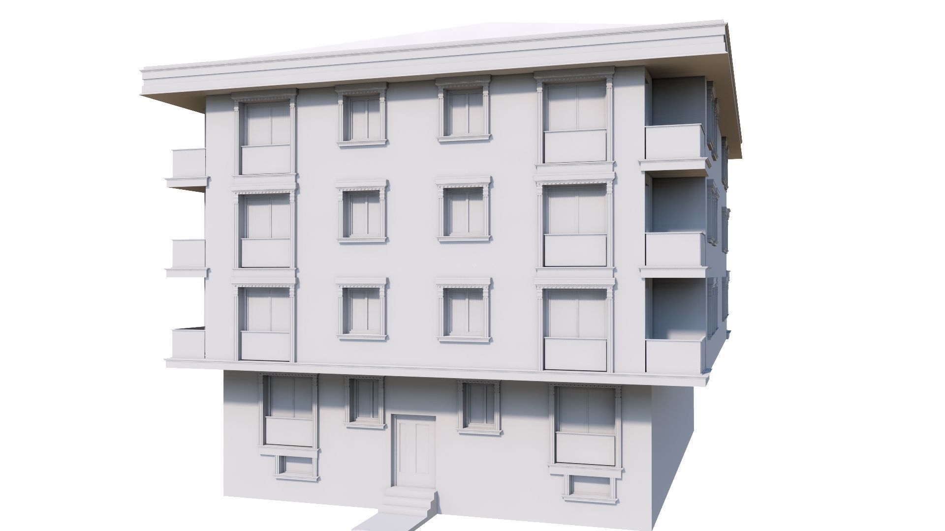 HOUSE 106 Low-poly 3D model_60