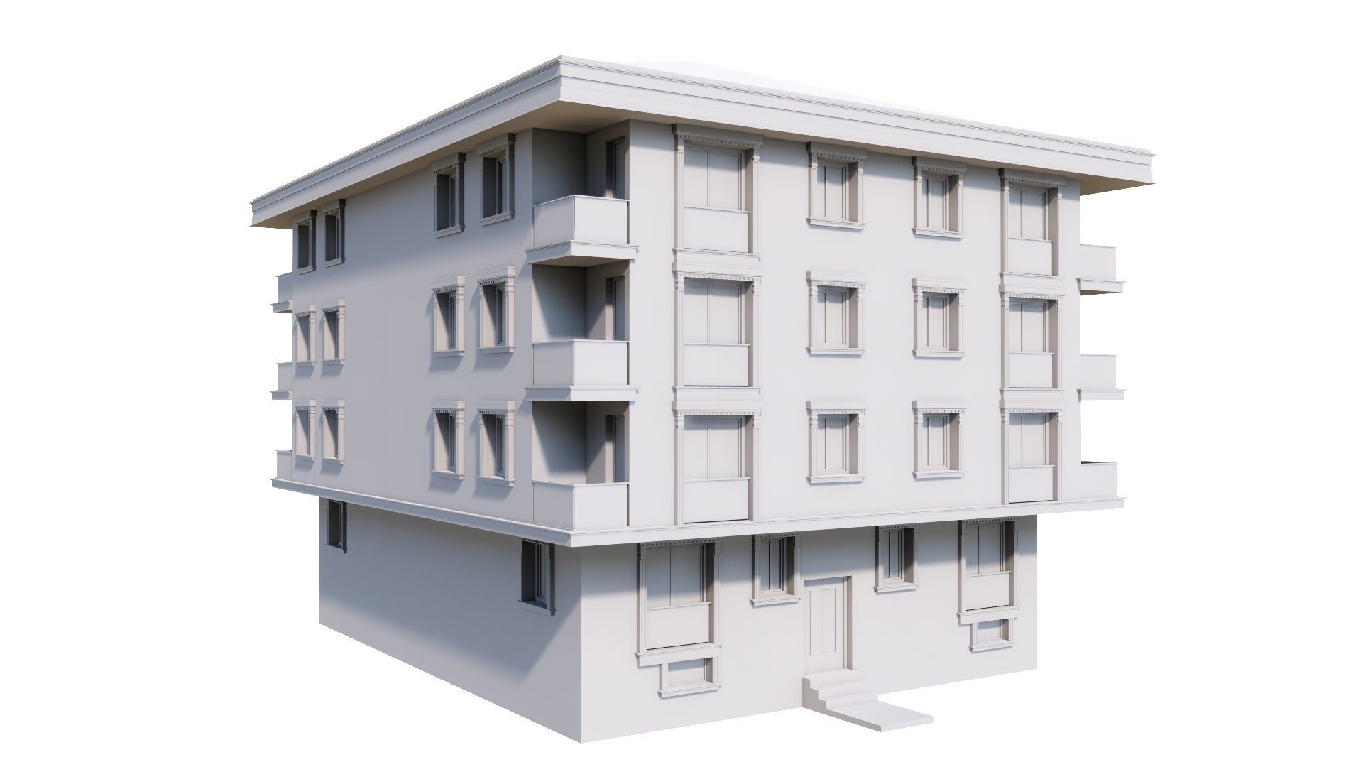 HOUSE 106 Low-poly 3D model_49
