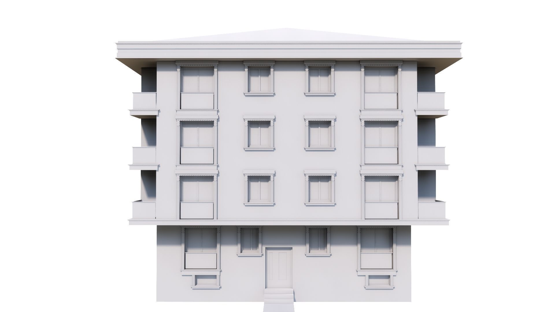 HOUSE 106 Low-poly 3D model_58
