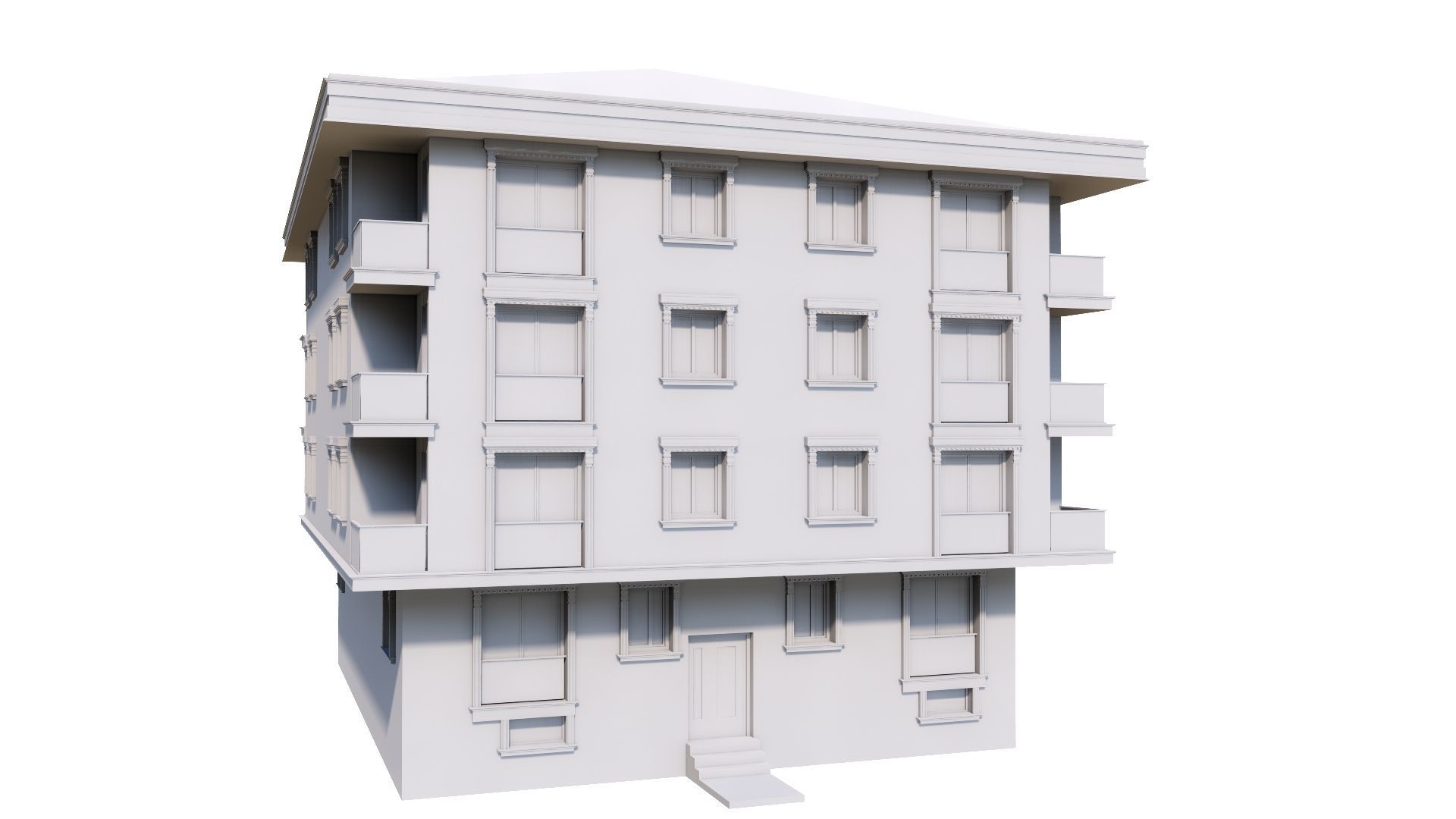 HOUSE 106 Low-poly 3D model_53