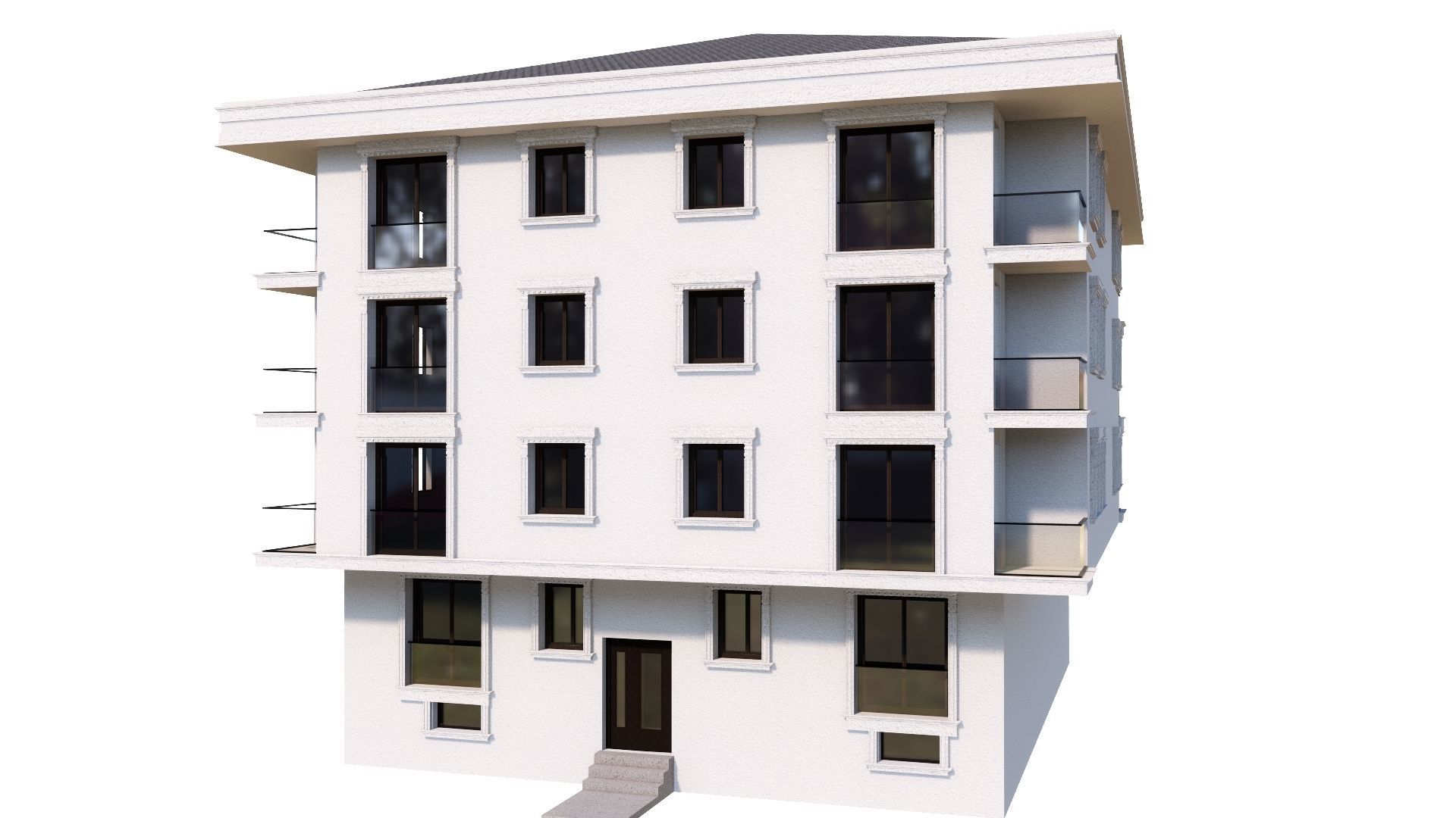 HOUSE 106 Low-poly 3D model_40