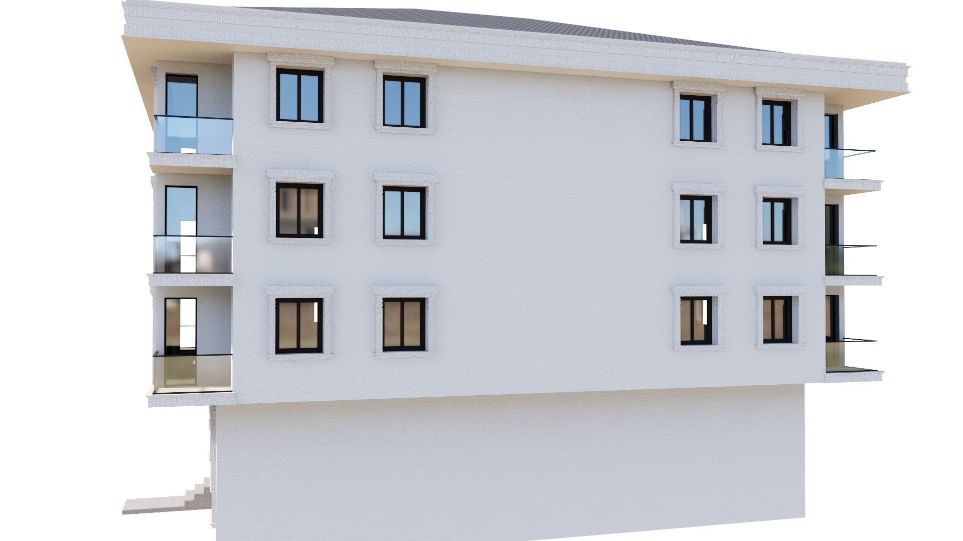 HOUSE 106 Low-poly 3D model_13