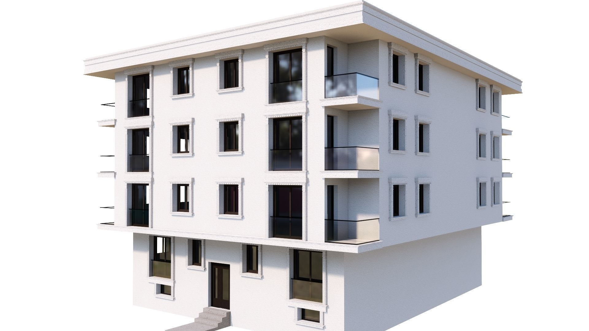 HOUSE 106 Low-poly 3D model_44