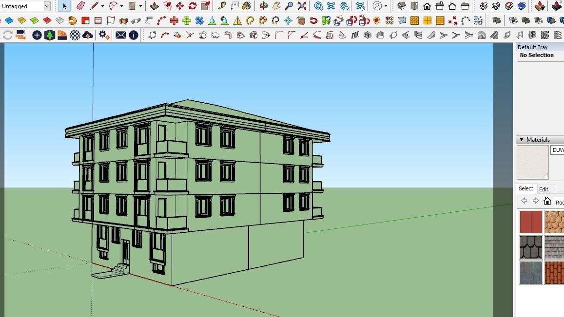 HOUSE 106 Low-poly 3D model_5