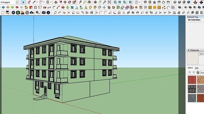 HOUSE 106 Low-poly 3D model 6