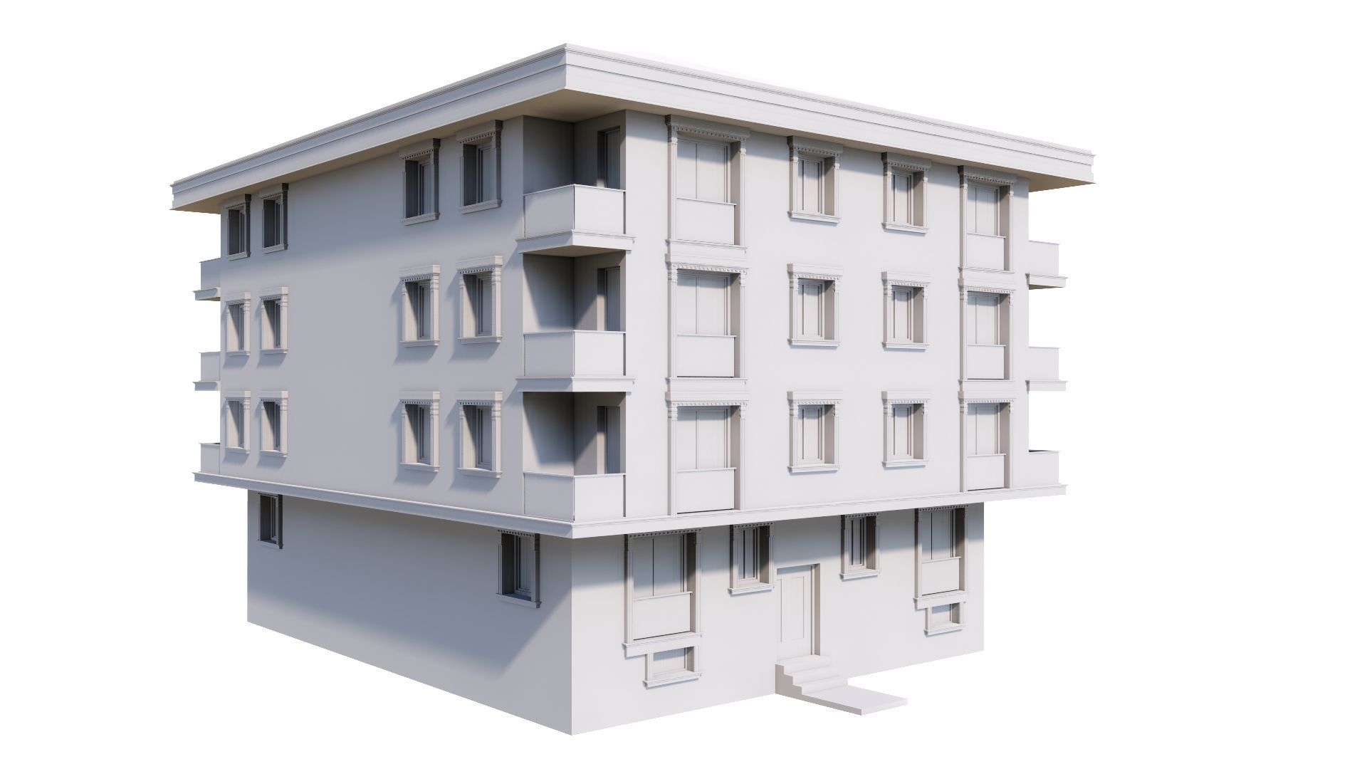 HOUSE 106 Low-poly 3D model_46
