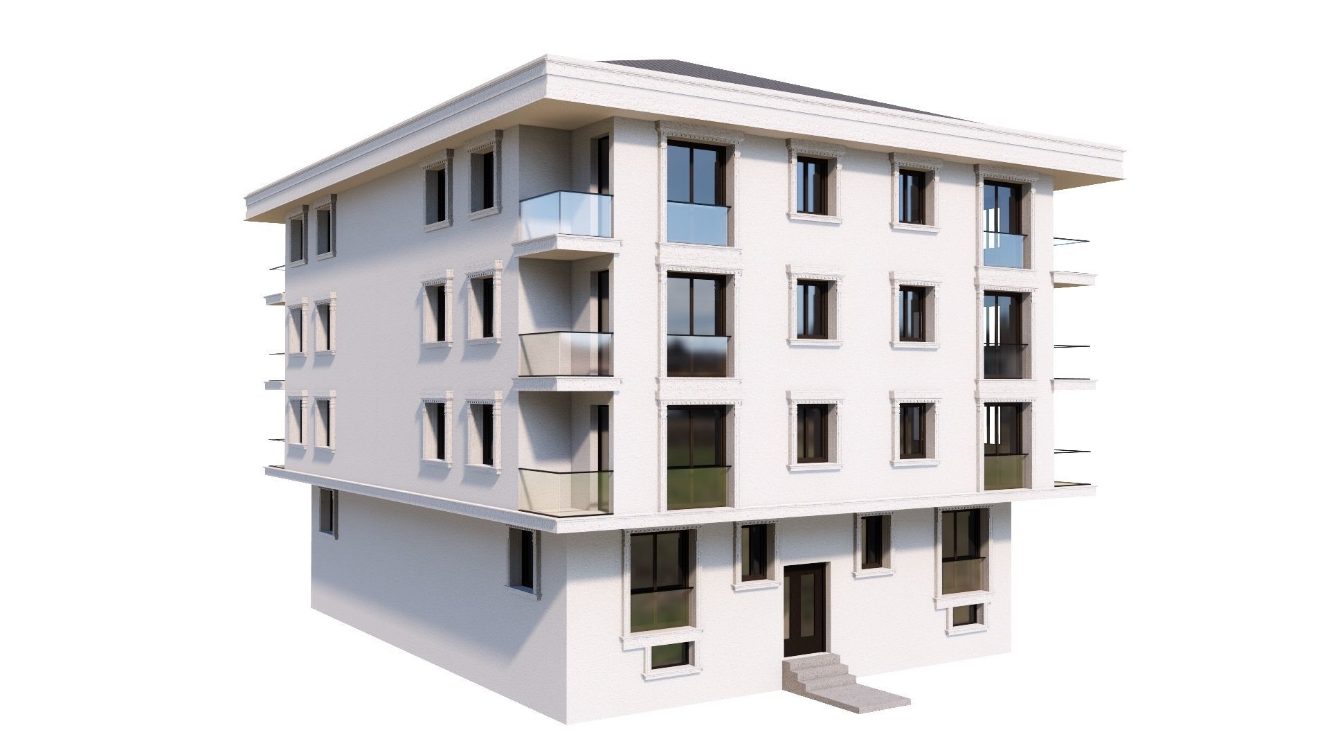 HOUSE 106 Low-poly 3D model_25