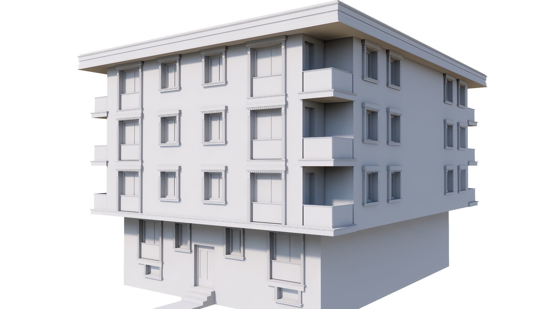 HOUSE 106 Low-poly 3D model_63