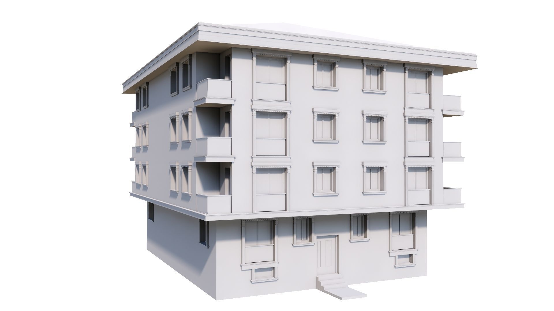 HOUSE 106 Low-poly 3D model_52