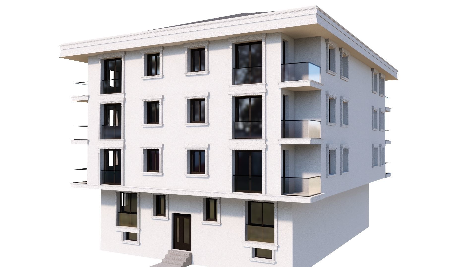 HOUSE 106 Low-poly 3D model_41