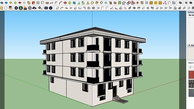 HOUSE 106 Low-poly 3D model 2