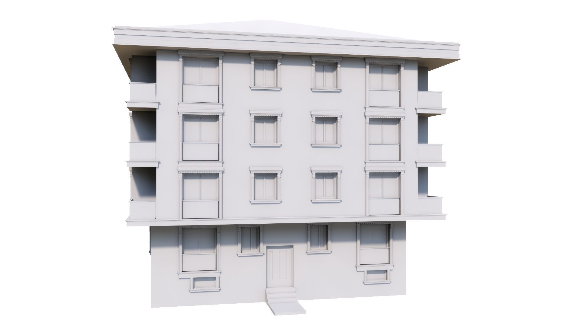 HOUSE 106 Low-poly 3D model_55