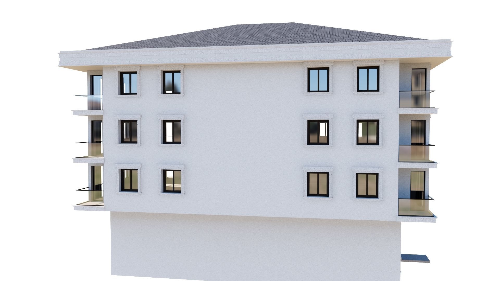 HOUSE 106 Low-poly 3D model_19